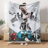 Cristiano Ronaldo Juventus Legend Blanket Durable Comfort Suitable for Office Bed Bedding All-Season Use Playful Design