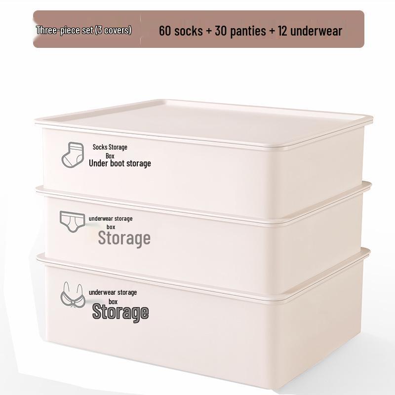 Schrank Unterwäsche- & Socken-Organizer-Box für Kleidung und Hosen in Schlafzimmer- oder Wohnheim-Schubladen