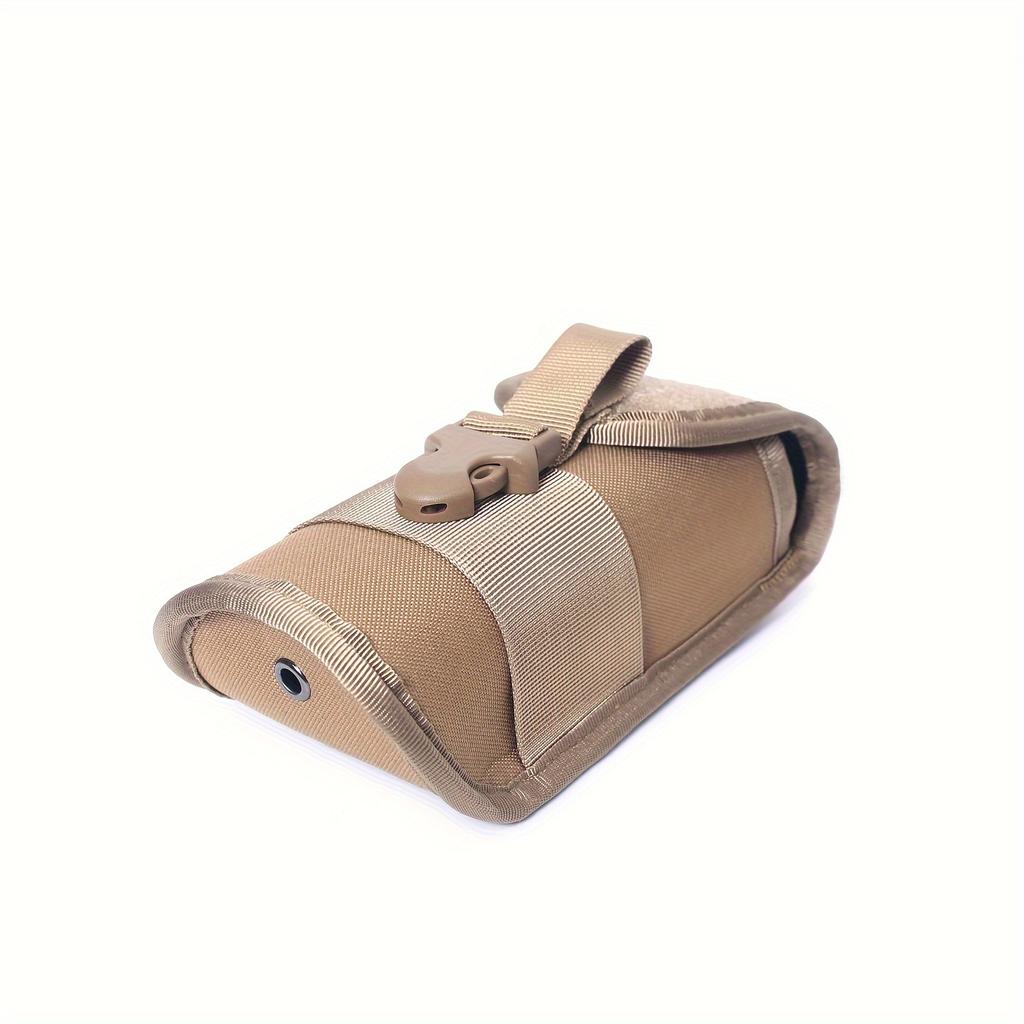 1pc Durable 600D Eyeglasses Bag, Outdoor Glasses Case Molle Pouch, Goggles Storage Box Men Shades Case