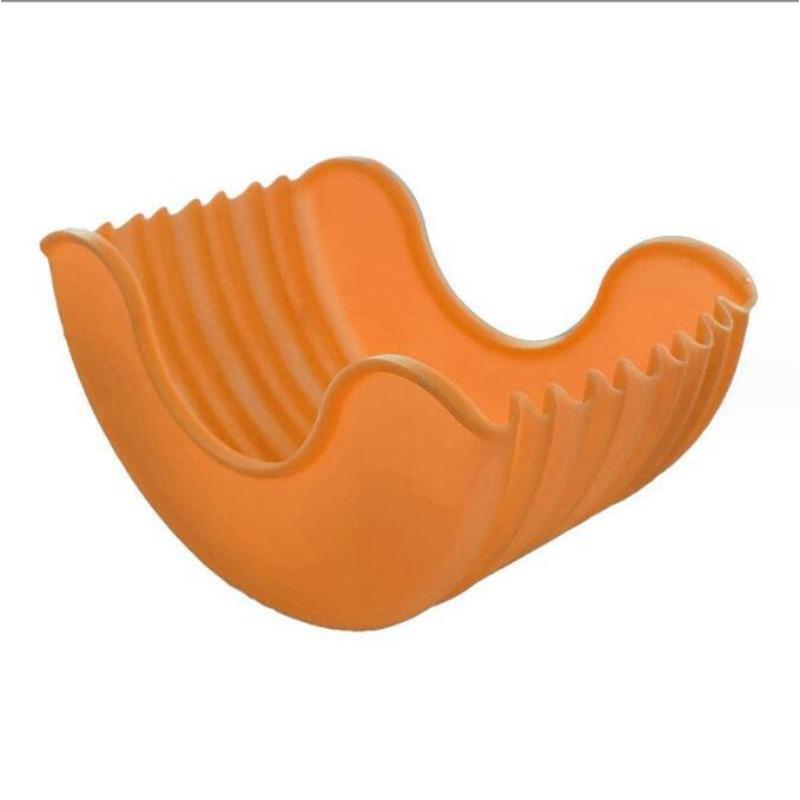 1pcs Scalable Silicone Burger Rack, Leak Proof Burger Fixing Box, Washable Sandwich Holder, Anti Sauce Artifact