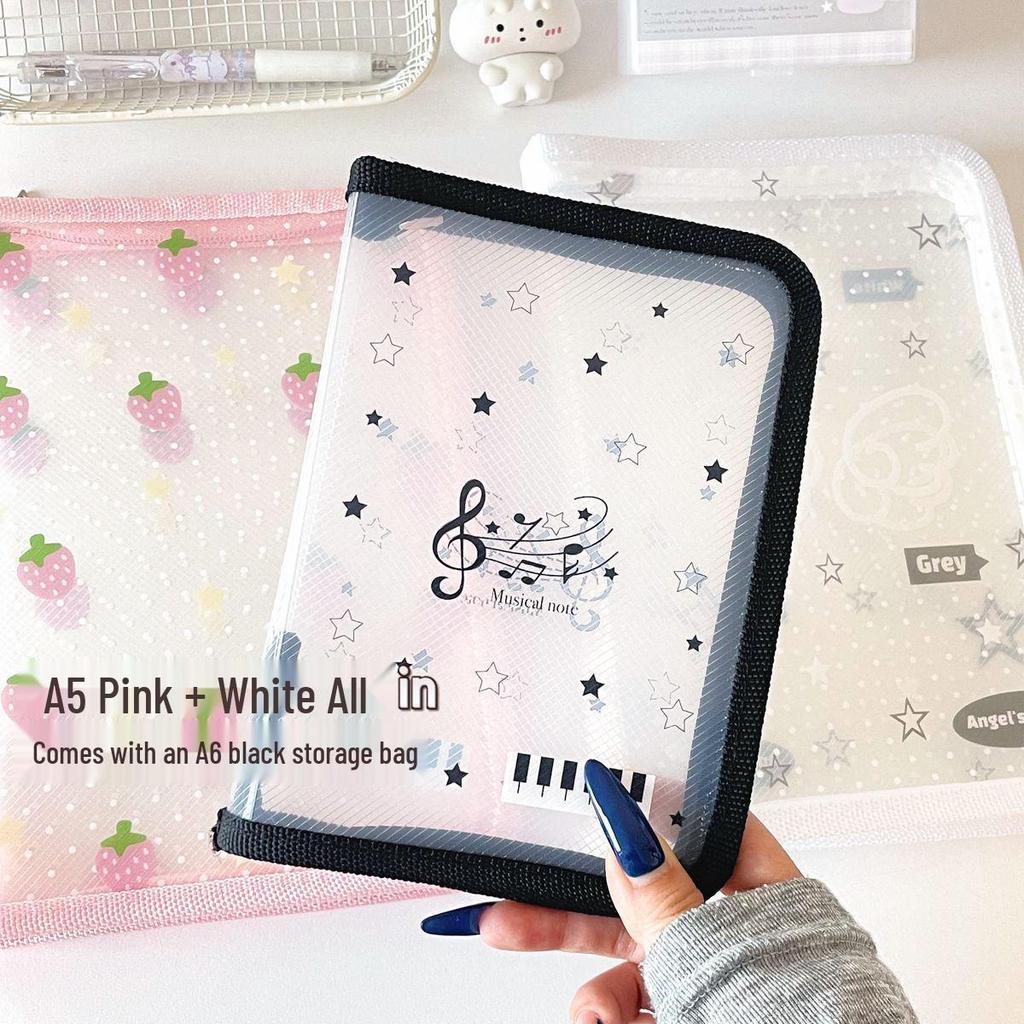 A5 Large Capacity Stargazing Portable Journal & Stationery Storage Bag