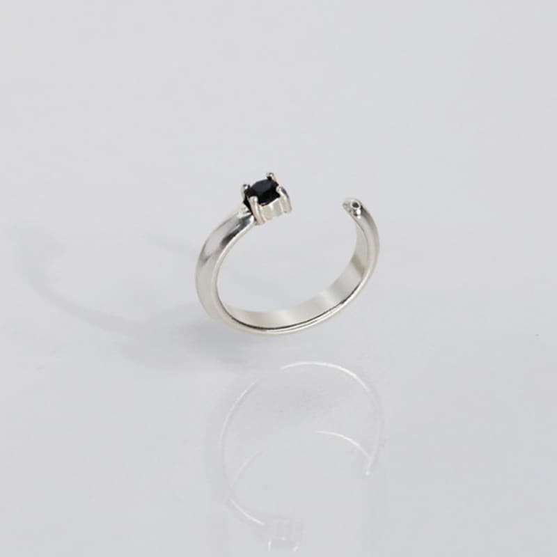 BRILLPIECE Mono stone nail ring