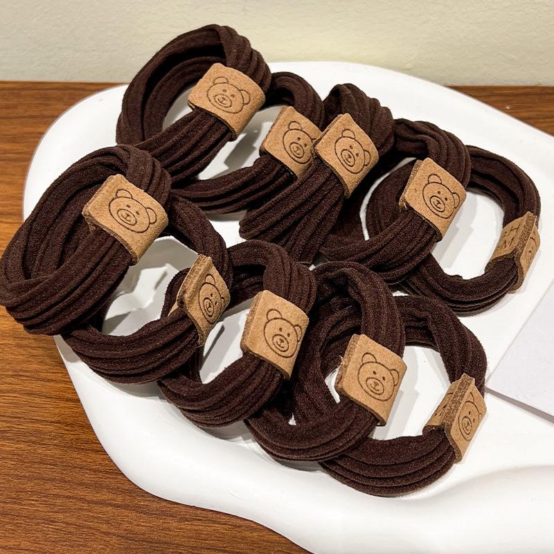 Koreanischer minimalistischer Haargummi - Stilvolles Gummiband für Mädchen & Kinder, Trendiges Haaraccessoire