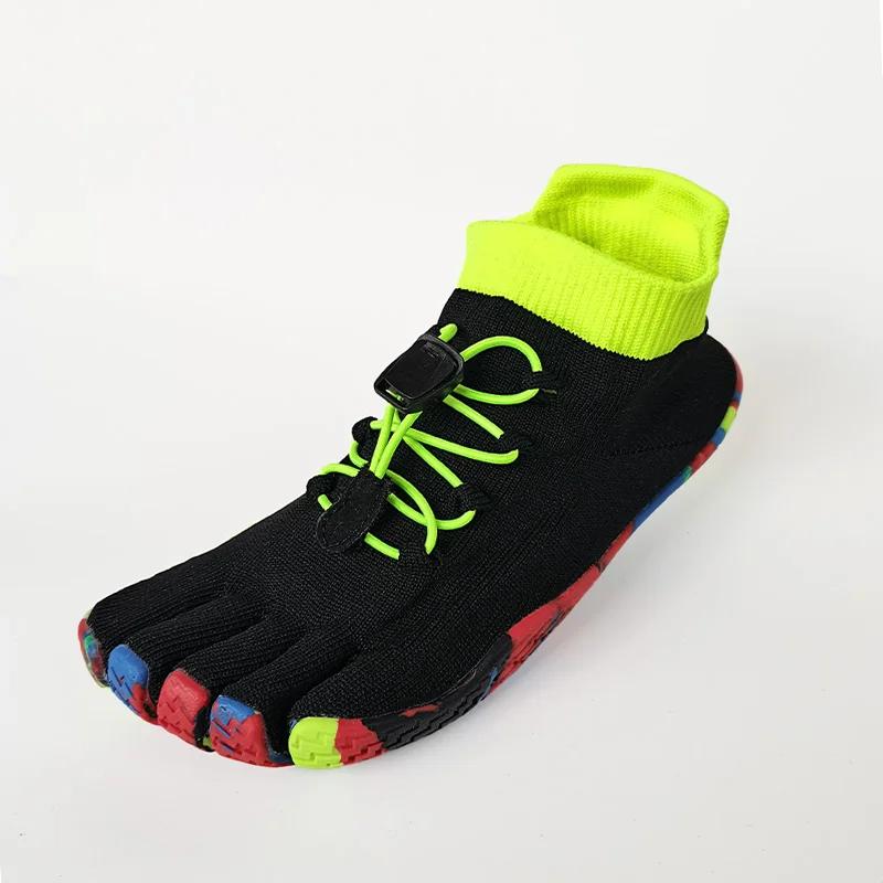 Unisex Split Toe Shoes Men FiveFingers Casual Sneakers Climbing Drainage Shoes Mesh Women Canyoning Quick Drying Water Shoes