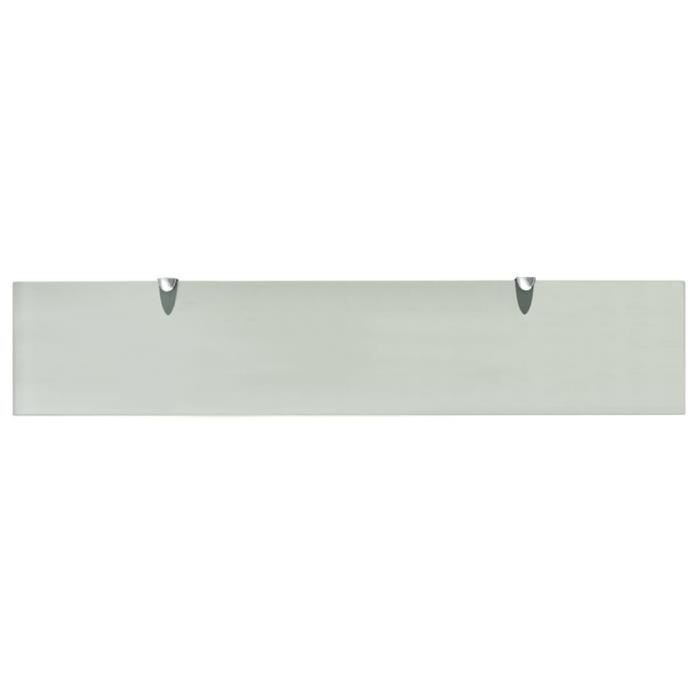 Étagère murale - vidaXL - 100 x 20 cm - Verre de sécurité trempé - Style contemporain - Salle de bain