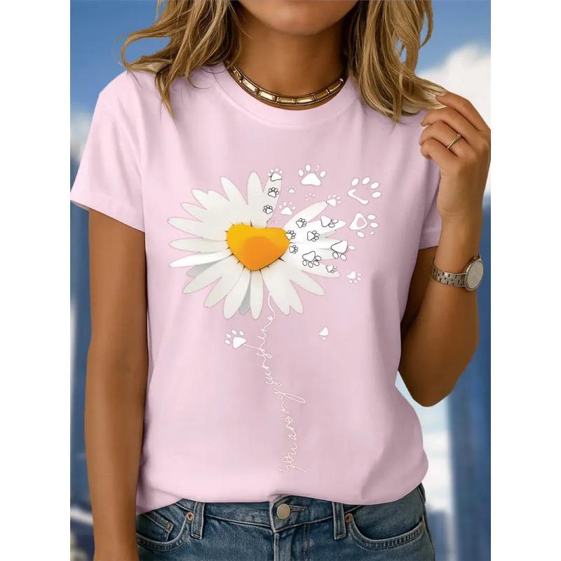 

Женская светло-голубая 3D футболка с круглым вырезом и короткими рукавами, мягкий повседневный топ, удобная повседневная рубашка, модный принт XS розовый