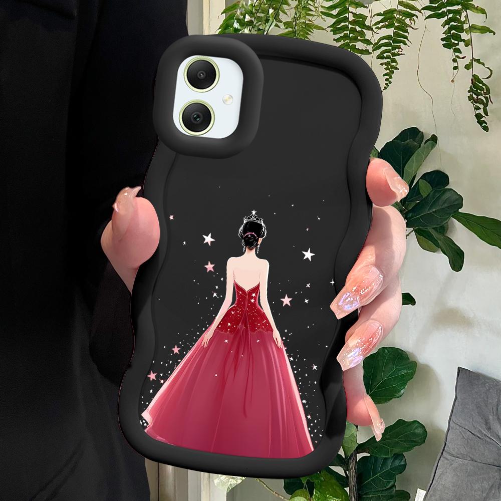 Fashion Soft Phone Cover for Samsung Galaxy A52 A73 A12 S24 Ultra 5G S23 S22 S21 S20 FE Wave Edge Shockproof Protective Rubber Case