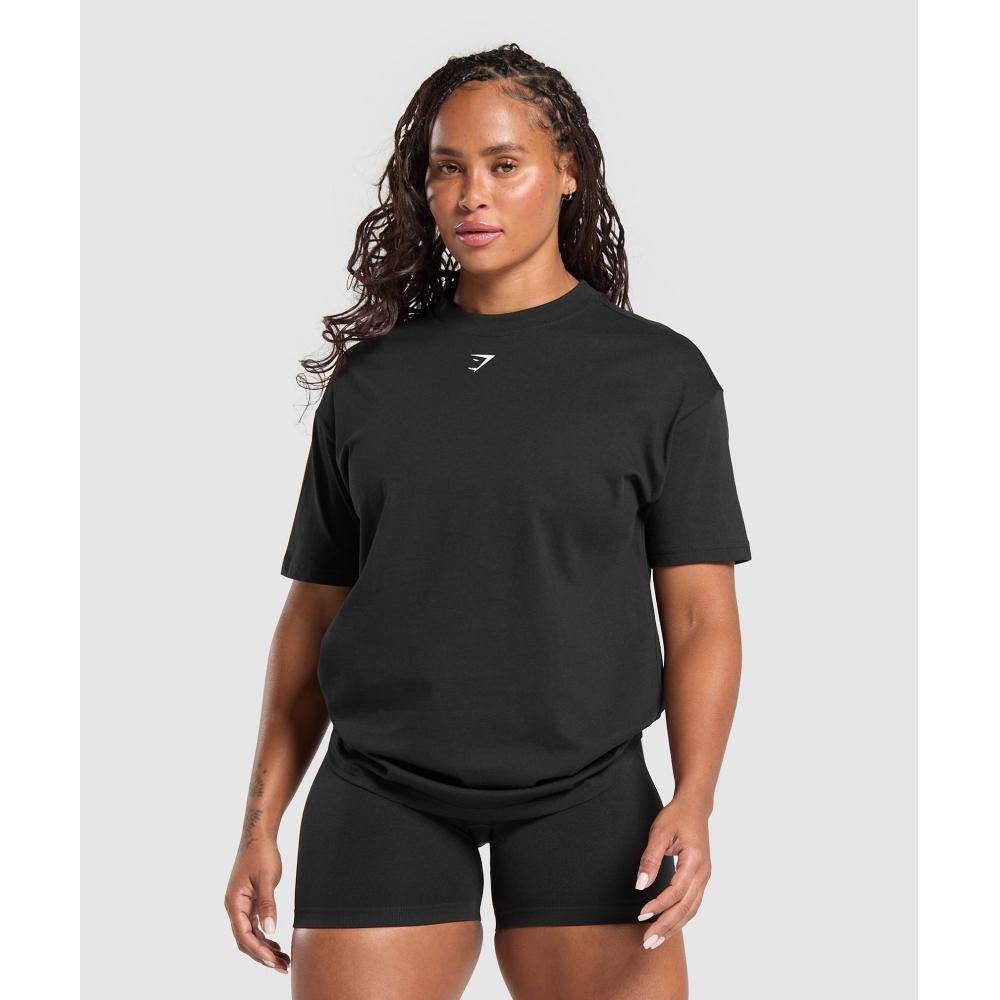 Gymshark STrengTh DeparTmenT Graphic T shirT Black B3c3s Bb2j