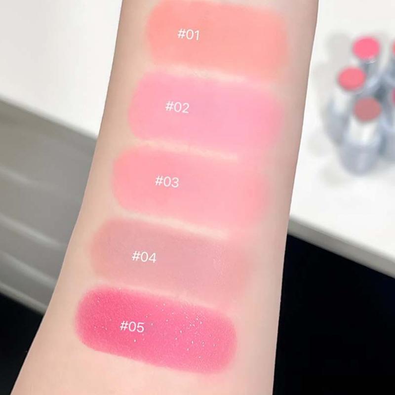 Cappuvini Multi-Use Cream Blush Stick For Eyes Lips & Cheek Nourishes & Moisturizes Long-Wearing Blendable Waterproof Smooth