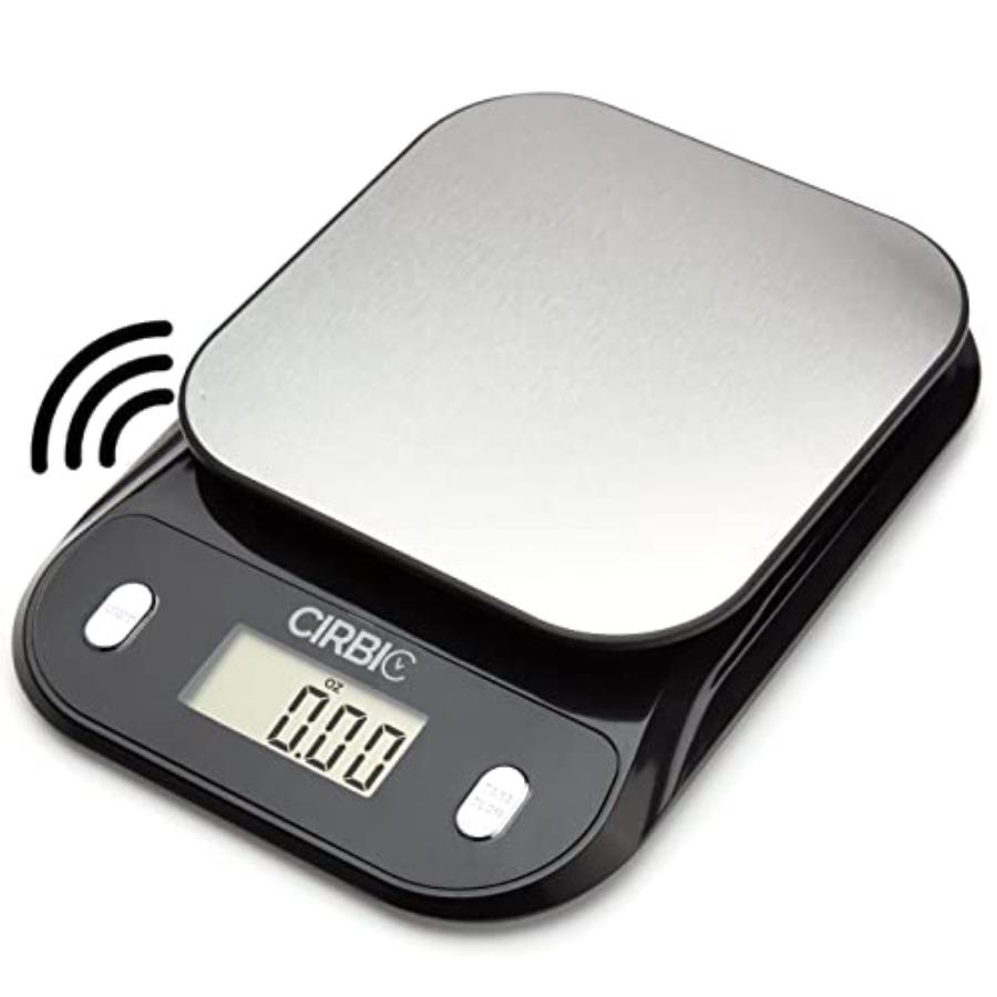 

Talking Kitchen Scales - Big Numbers with Clear Loud Voice North American Accent Black United States