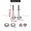 2x Rear Suspension Accentrix Camber Bolt 1456980 Parts Replaces For Ford Focus Mondeo S-Max Easy installation Car Accessories