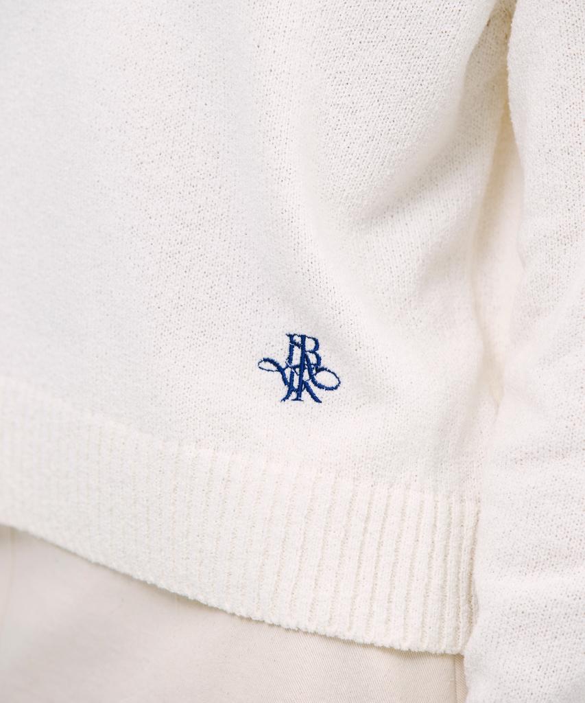 JUN BY JUN K Jk Boucle Half Zip Knit_White
