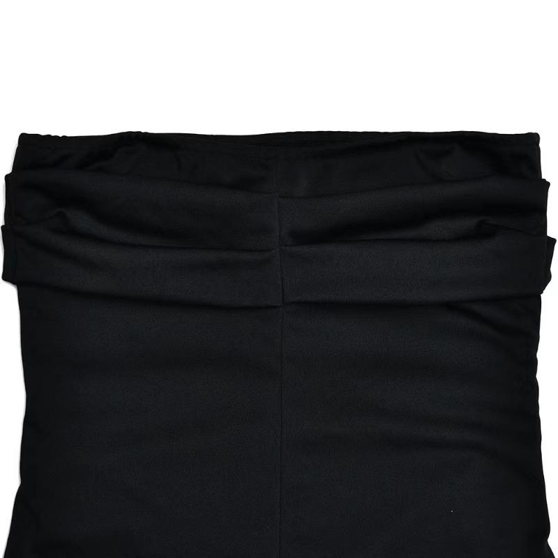 Fashion New Backless Strapless Sexy Evening Dress Women Sleeveless Slim Fit Party Women's Dresses Casual High Waist Elegant Slit Lady Long Dress 25747