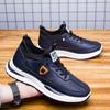 Leather Men's Shoes Breathable Sports Shoes Fashion Versatile Student Running Shoes Men's Casual Shoes Trendy Men's Shoes
