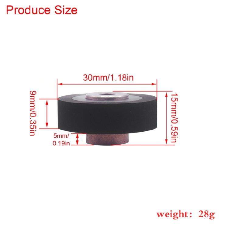 Universal G36 Pinches Roller Metal Wheel Speaker Accessory for Portable Sound Equipment for All Genders