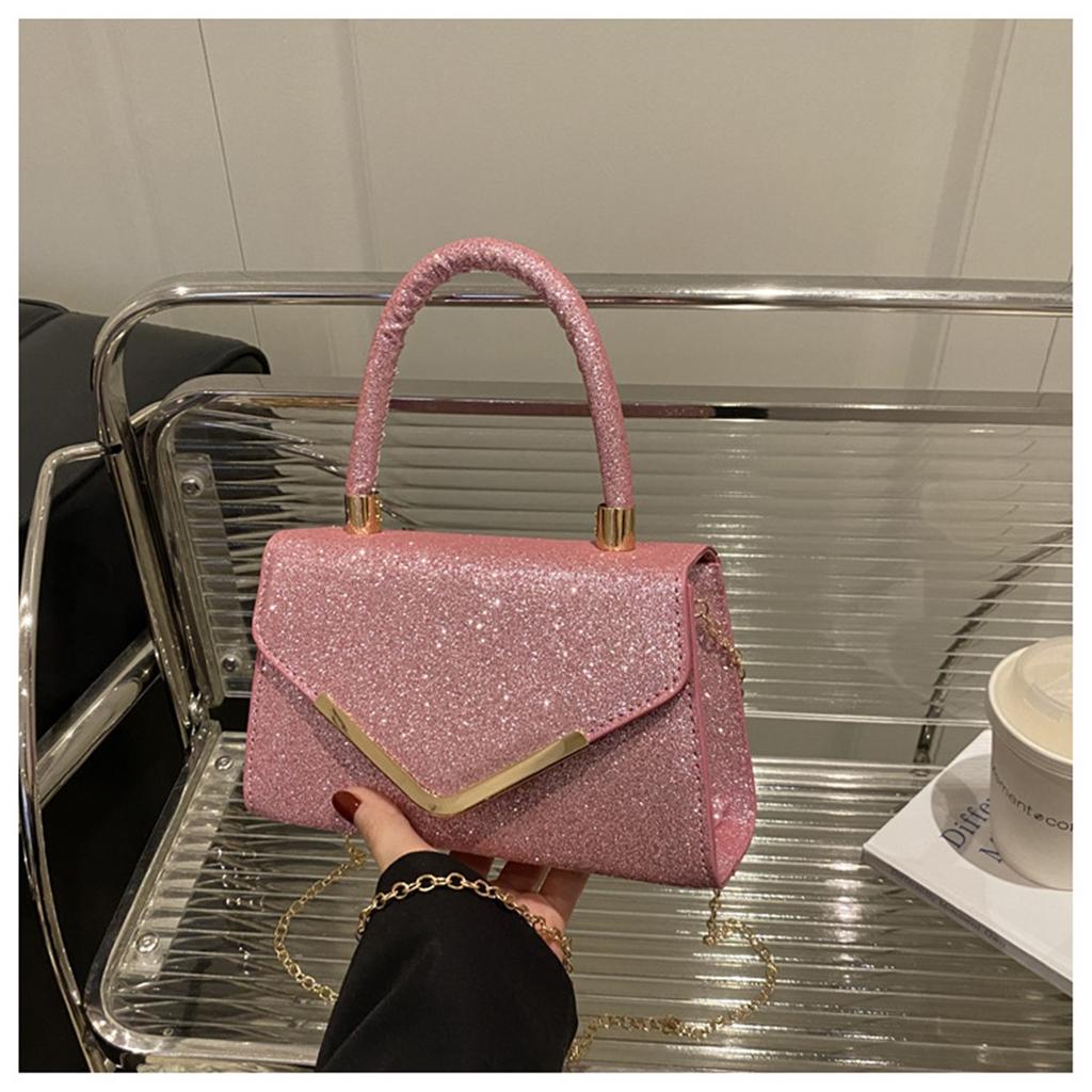 Pure Colour Women Trend Casual Simple Commuter Single Shoulder Crossbody Small Square Bag