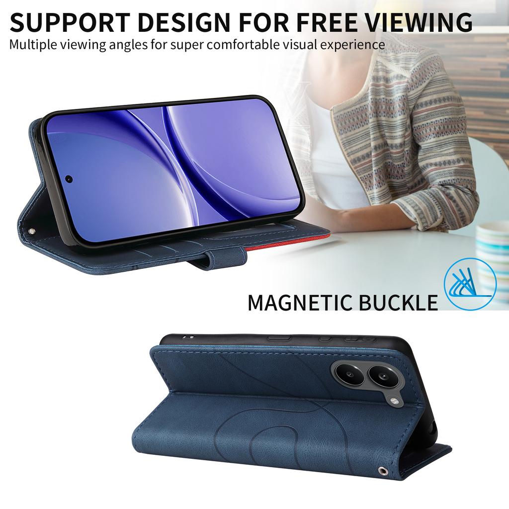 20mm Dual Color Watch Strap for Samsung Galaxy Watch7 44mm/40mm Adjustable Silicone Band