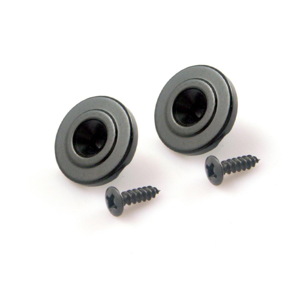 

2pcs Round Style Electric Bass Guitar String Shaft Retainer for чорний