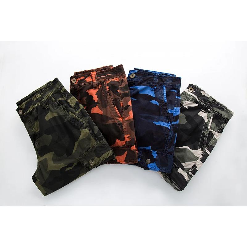 Pantalones Cortos Cargo de Verano para Hombre Bolsillo Pantalones Baggy Ropa Casual Urbana Pantalones de Trabajo Hip Hop Shorts de Playa
