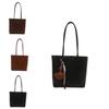 Fashionable Chic Tote Bag For Women In Black And Brown Ideal For Casual Outings
