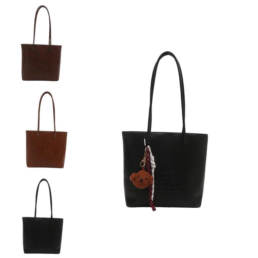Fashionable Chic Tote Bag For Women In Black And Brown Ideal For Casual Outings