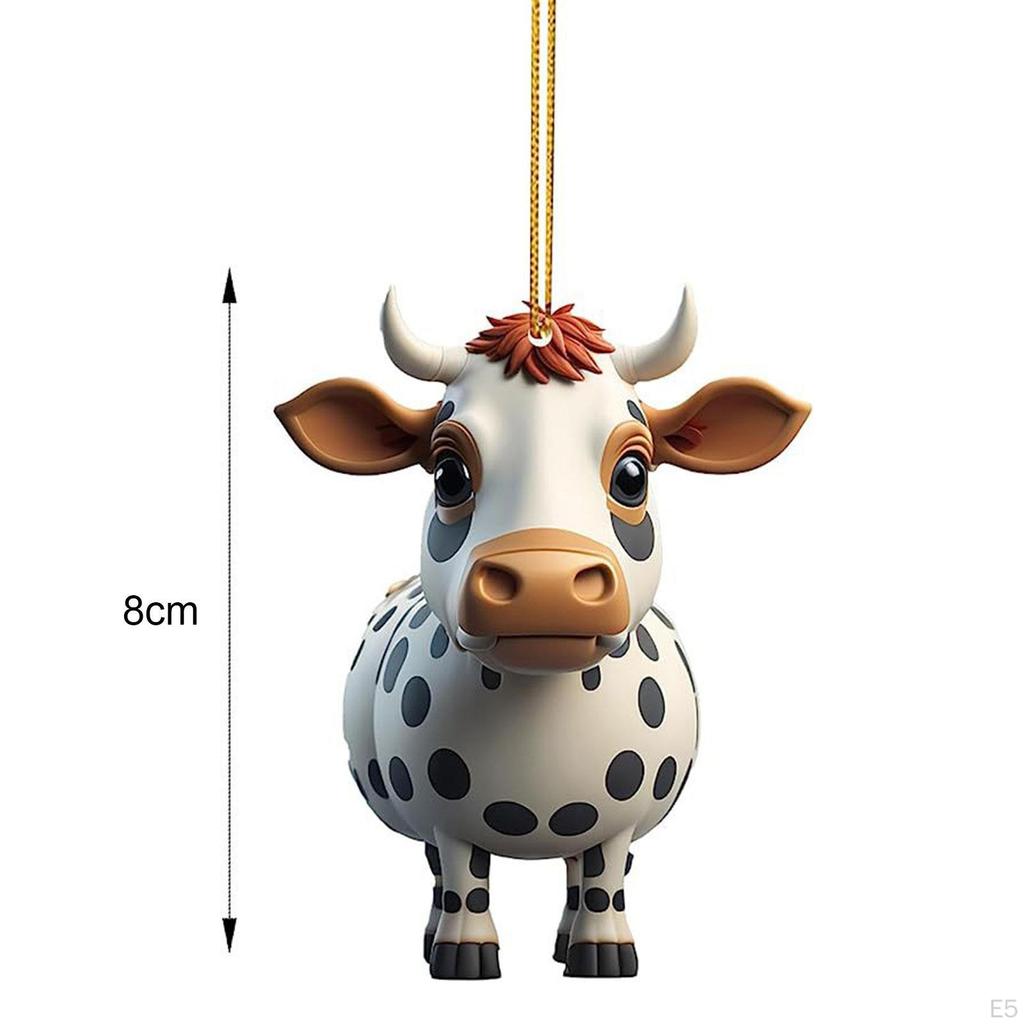 Christmas Tree Decorations Acrylic Ornaments Birthday Gift Door Window Car Pendants for Home