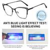 Blue Ray Blocking Anti-Blue Light Glasses Eye Protection Ultralight Computer Goggles Metal Optical Spectacle Eyeglass Men Women