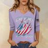 Womens Spring Tops V Neck 250 Years 1776 2026 Print Summer Shirts for Women Dressy Tops for Women Casual Style