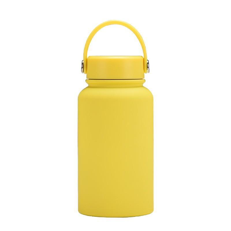 650ml Vacuum Insulated Stainless Steel Travel Water Bottle Outdoor Sports Office Daily Use Leakproof Portable 12H