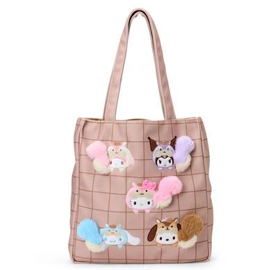 Sanrio Characters Tote Bag Case (Fluffy Squirrel) Japan NEW Sanrio Characters