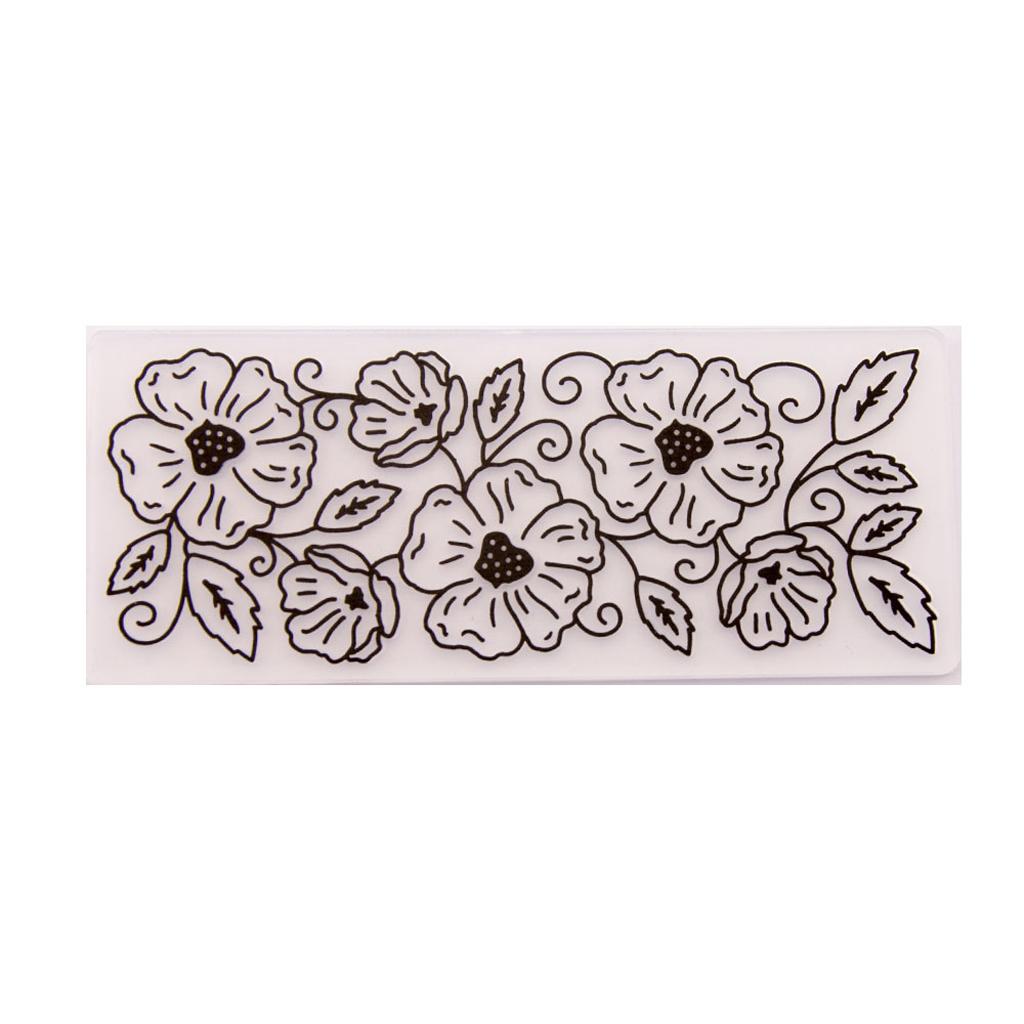 Flower Leaf Embossing Folder Template Photo Album Card Paper Making Decoration