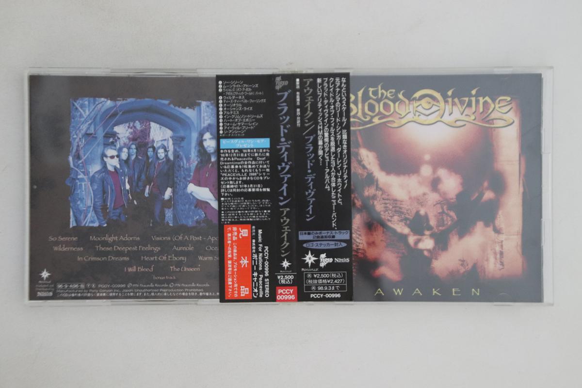 

CD BLOOD DIVINE - Awaken PCCY00996PROMO PEACEVILLE 1996 Japan Obi Rock Used