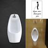 3 Pcs Funny Toilet Stickers, If You Miss Clean Your Piss Funny Decals, Wall Art Sign Decor, Removable Toilet Seat Quote Murals for Toilet WC Restroom