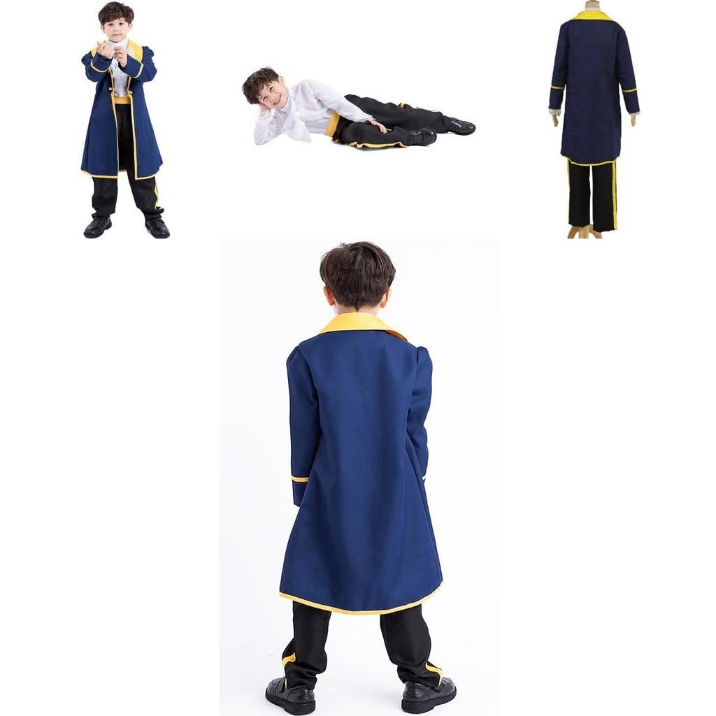 Costum Încântător de Prințul Adam din Frumoasa și Bestia Pentru Băieți cu Măiestrie Exquisită