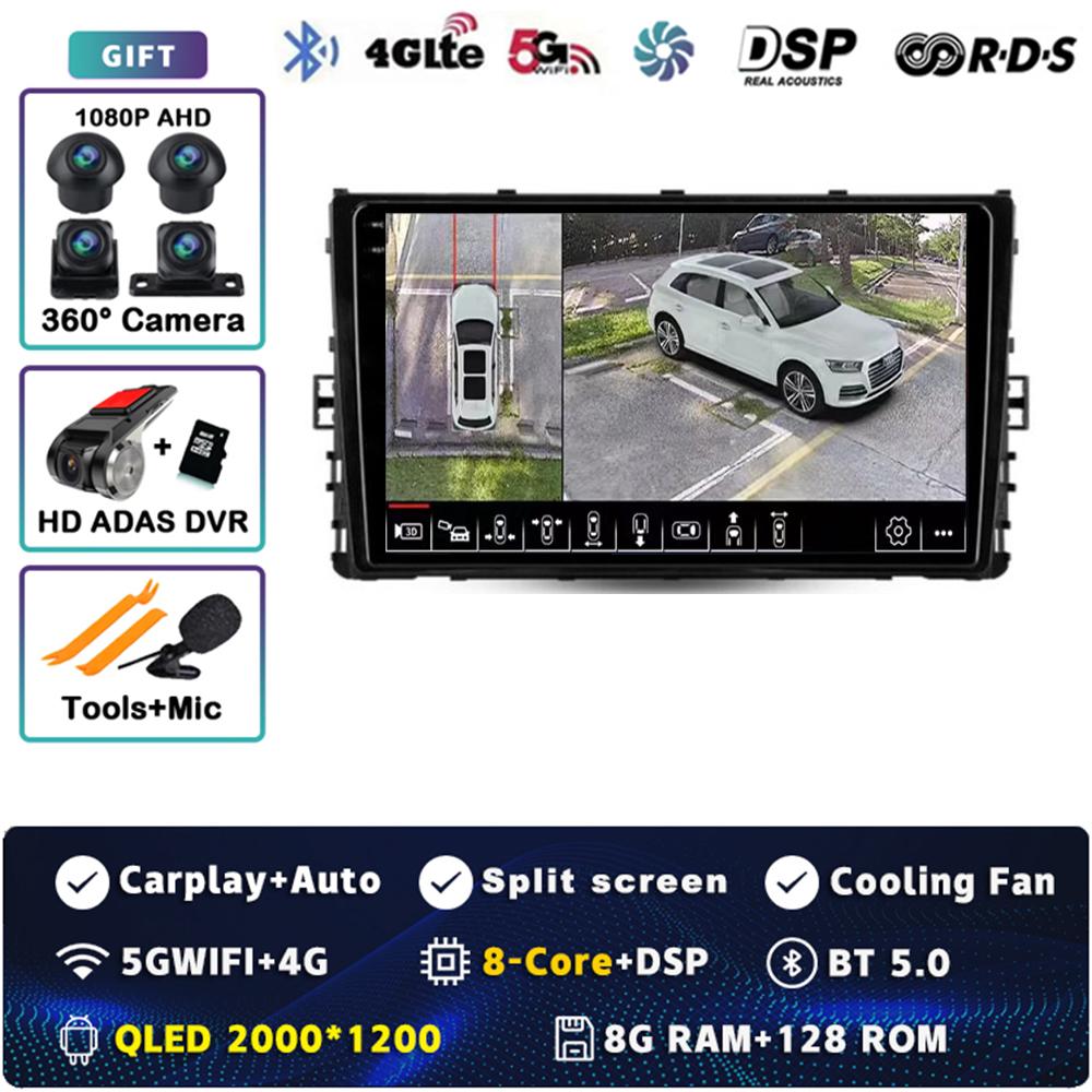 Android 14 Carplay Car Radio For Volkswagen Jetta 7 2018 - 2022 Multimedia Video Player Navigation GPS Stereo 2Din DVD Head Unit