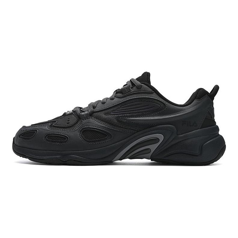 FILA Blur 2025 Fashion Versatile Comfortable Simple Sports Breathable Lightweight Low-Top Casual Shoes Men sneaker Shadow-Black Gray F12M532120FDB