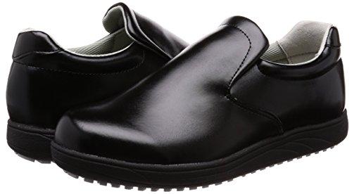 Achilles Cooking Mate CUI 1000 Chef Shoes, Waterproof, Stain-Resistant, 3E, Black, Size 22.5 Cm