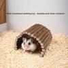 Holz Molar Weidenzweig Kleintier Kaninchen Kauspielzeug Bogenbrücke Spielzeug Hamster Molar Zubehör
