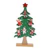 Christmas Tree Children's Handmade DIY Stereo Wooden Christmas Tree Scene Layout Christmas Decorations Ornaments Pendant