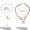 Salircon 2 Styles Elegant Tiger Eye Stone Sunflower Necklace Women Vintage Charm Sweater Chain Lockbone Chain Y2K Jewelry Gift