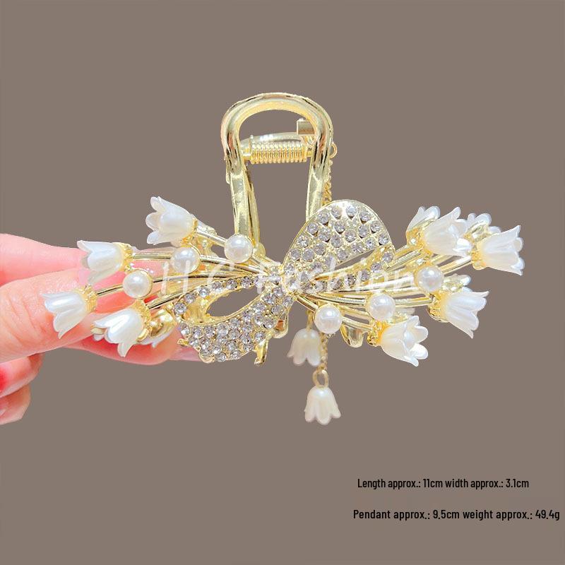 Liljekonvalj Veteax Hårnål: Damers Ny Kinesisk Stil Tofs Klämma för Eleganta Uppsättningar.