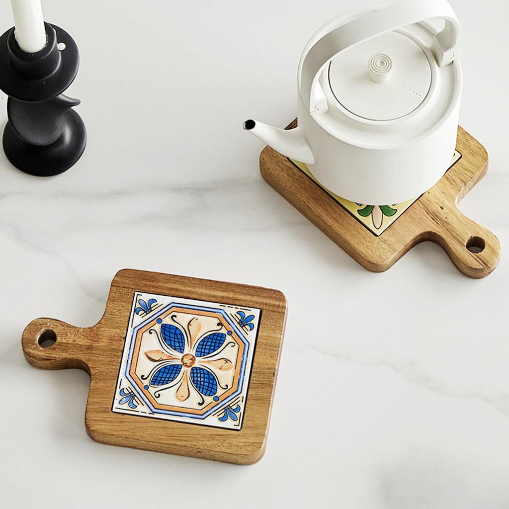 Heat-resistant Wooden , Home Decoration, Placemats, Cup Coasters, Desk Protectors for Pots