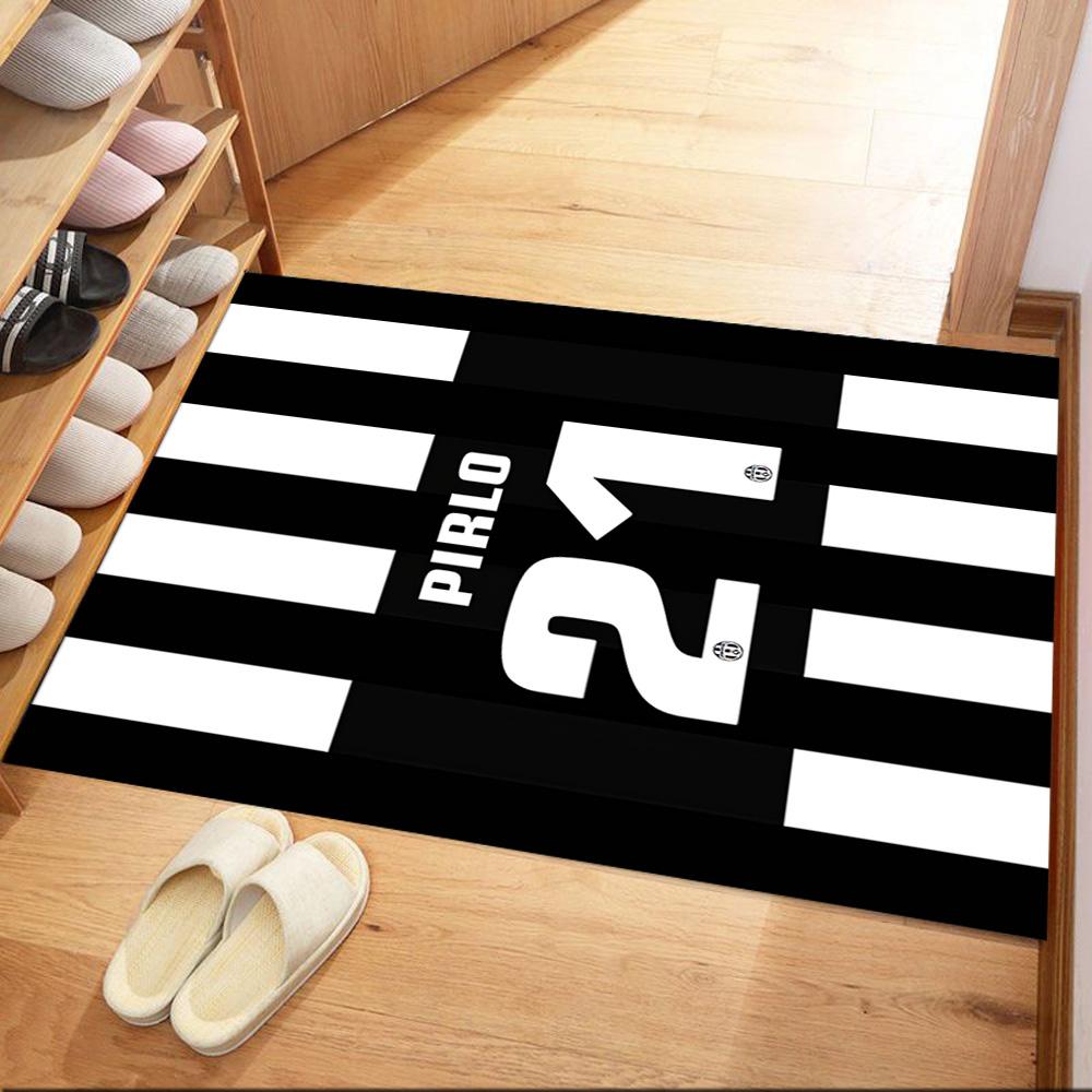 Juventus Floor Rug Office Rug Perfect For Game Room Living Rooms Dormitory Bedrooms Antislip Carpet Decorate Offices Gift For Festivals