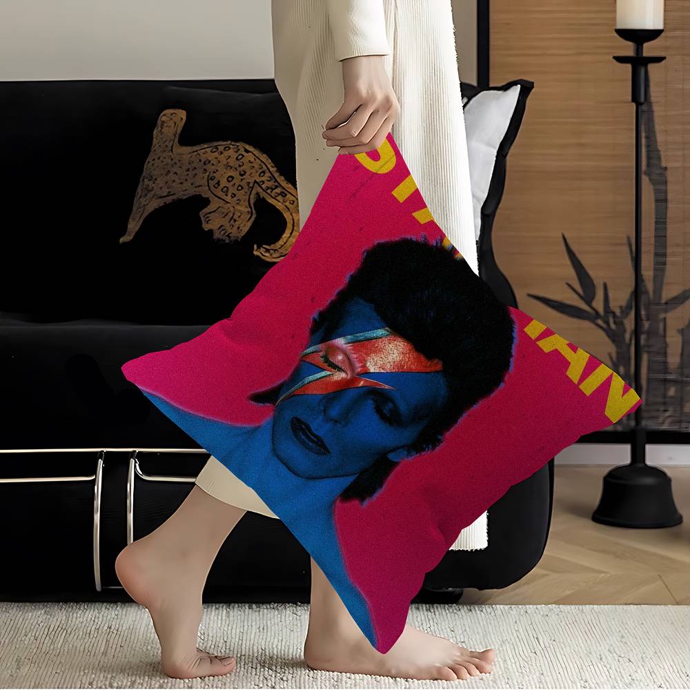 

Hot Singer DDavid BBowie pillow cover sofa cushion cover home room decoration children gift 30x30 cm