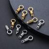 1Pcs/Lot 304 Stainless Steel Metal Spring Ring Buckle Clasps for Handmade DIY Jewelry Necklace Bracelet Making Accessories