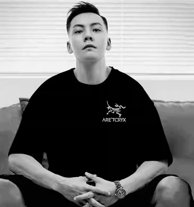 Bird Family Men's Heavyweight Double Yarn Combed Short Sleeve T-shirt - Summer Trend