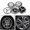Hot Car Sticker 4PCS 75mm Car Wheel Center Cap Hub Covers Badge Accessories for Mercedes benz AMG C E S GLE CLC Class W204 W203 