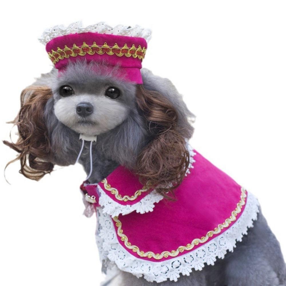 Dog Cape British Elegant Trench Coat Four Seasons Can Wear Cross-dressing Shawl Handsome Cute Pet Clothes