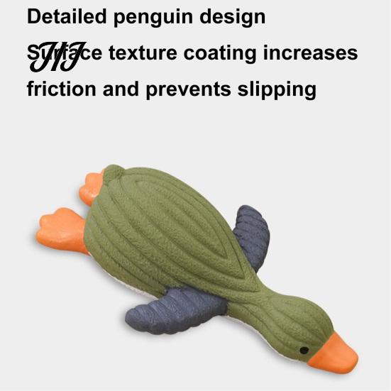 Squeaky Dog Toys for Small Medium Dogs Latex Duck Toy, Chew Wild Shape, Active Play Puppy Teething Toy Aggressive Chewers, And Realistic Shape