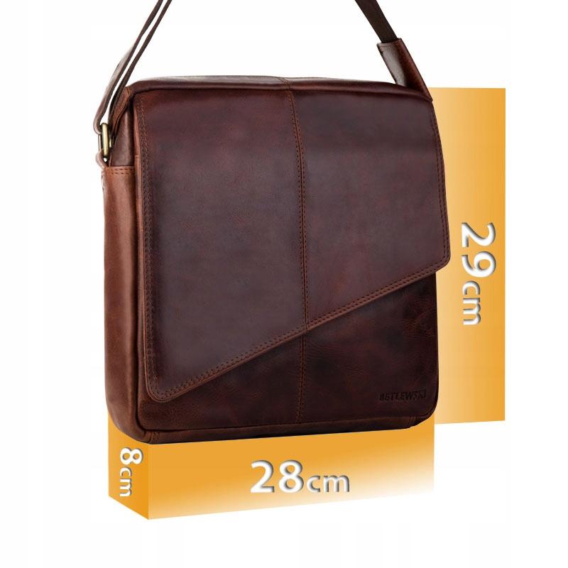TBS-312 BROWN VINTAGE Men' Bag + CERTIFICATE